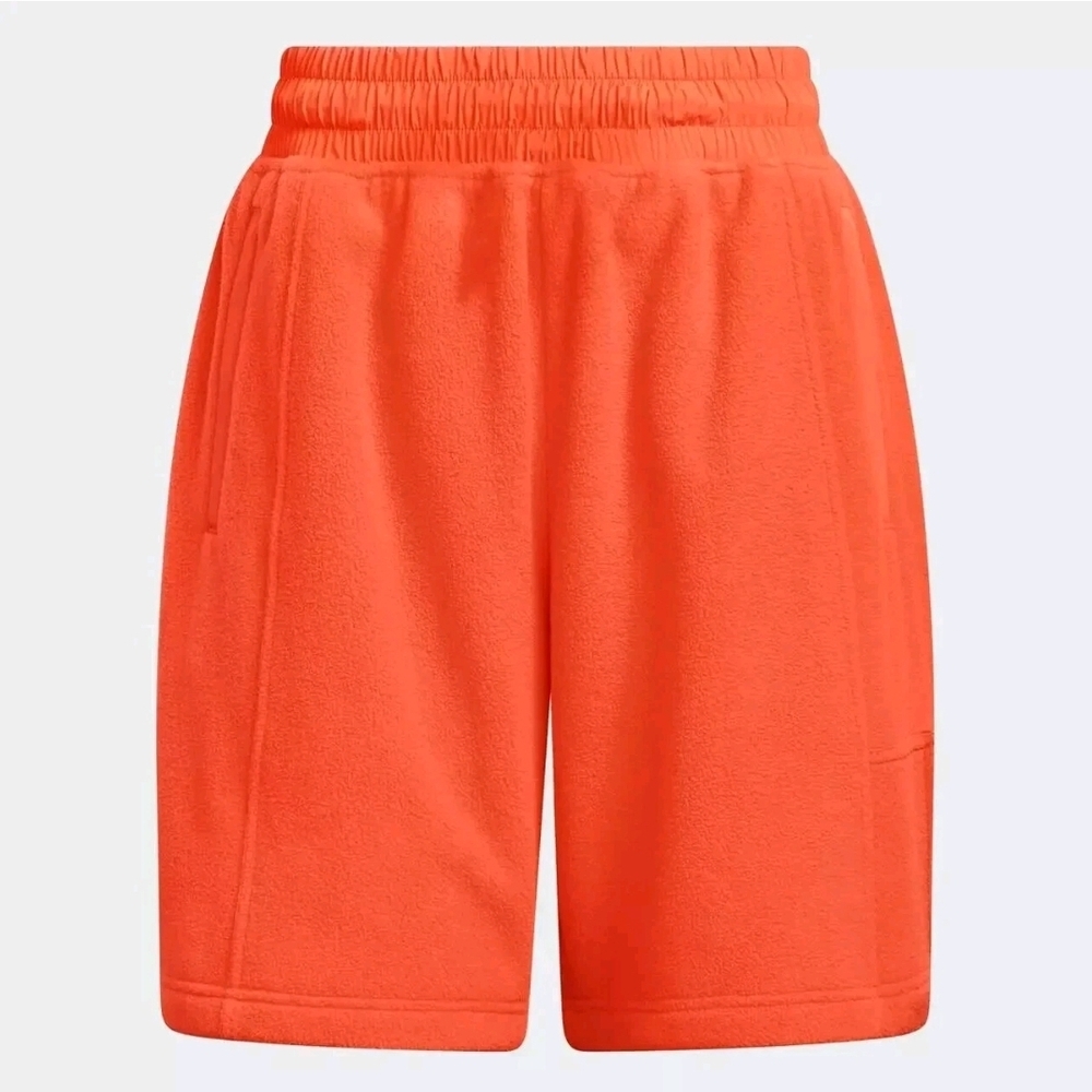Adidas Ivy Park Orange Fleece Shorts